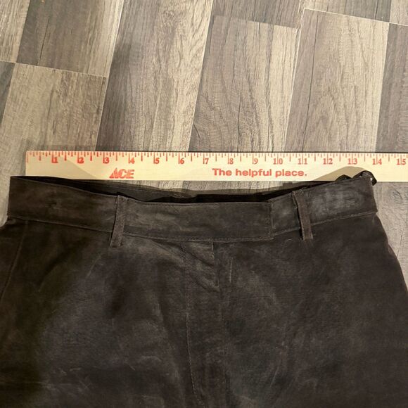 Vintage Outfit Petite Fully Lined Suede Pants Size 6 EUC - Picture 5 of 8